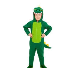 Sale Disfraz de Dragón Verde con Capucha y Cola para niños