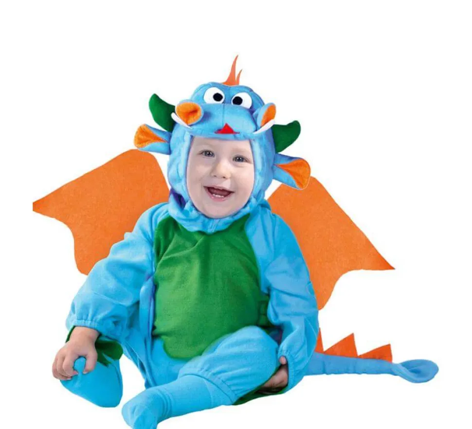 Disfraz de Dragoncito azul Baby para bebes