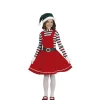 Online Disfraz de Elfa de Papá Noel para niña