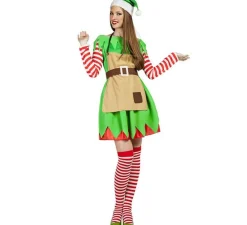 Clearance Disfraz de Elfa Navidad para mujer