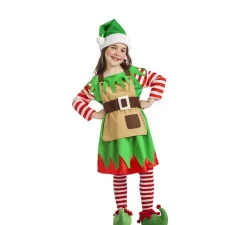 Disfraz de Elfa Navidad para niña