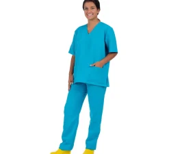Hot Disfraz de Enfermera con Uniforme Azul para mujer