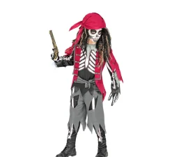 Disfraz de Esqueleto Grumete Pirata para niños