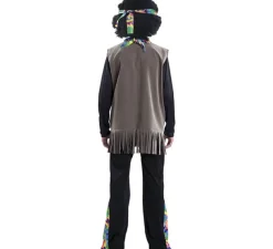 Disfraz de Esqueleto Hippie para adultos