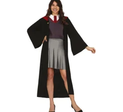 Online Disfraz de Estudiante de Magia Rojo para mujer