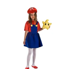 Disfraz de Fontanera de Videojuego para niña