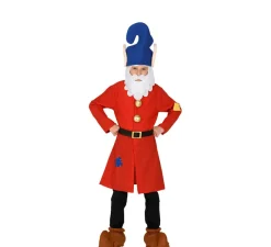 Outlet Disfraz de Gnomo Rojo Trabajador para niño