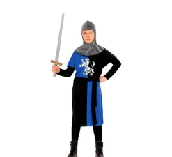 Best Disfraz de Guerrero Medieval Azul para niño