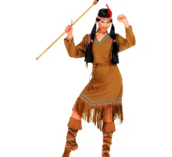 Disfraz de India Cheyenne con Vestido para mujer