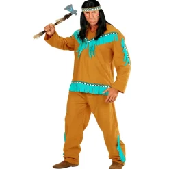 Best Widmann Disfraz de Indio marrón y azul