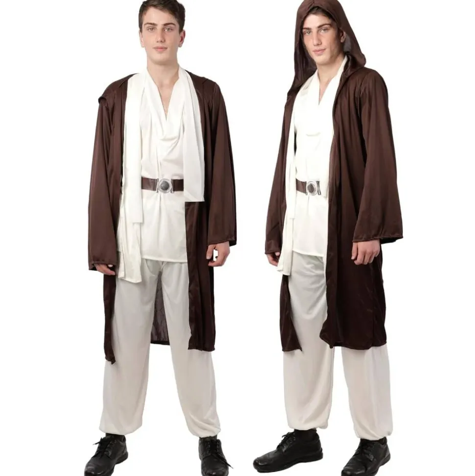 Disfraz de Jedi Luke Traje de Caballero Galáctico para Adulto
