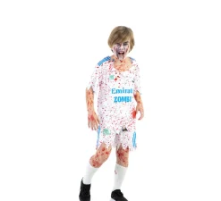 Disfraz de Jugador Fútbol Zombie para niño