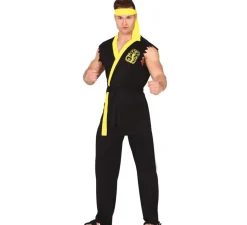 Disfraz de Karateca Negro para Hombre