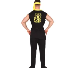 Disfraz de Karateca Negro para Hombre