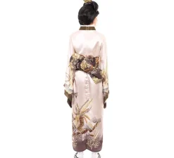 Disfraz de Kimono Japonés Tradicional color pastel para mujer