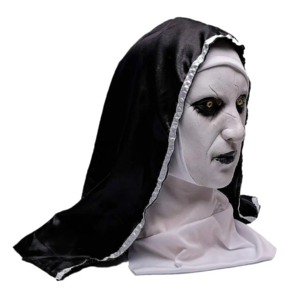 Best Kebedo Moda Disfraz de la Monja del Terror Macabra Unisex Adulto