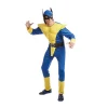 Discount Disfraces Lucero Disfraz de Lobo Amarillo Adulto – Traje de Superhéroe Mutante con Máscara