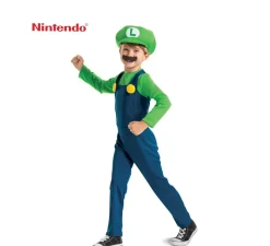 New Disfraz de Luigi Nintendo Super Mario de Lujo para niño