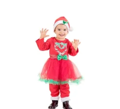 Disfraz de Mamá Noel con Tutú para bebé
