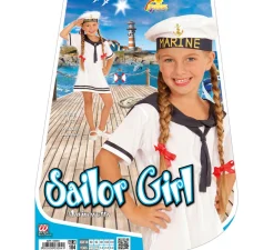 Discount Disfraz de Marinera Blanco en Vestido para niña