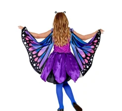 Hot Disfraz de Mariposa Azul con Alas para niña