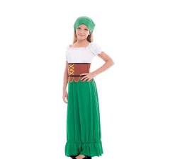 Outlet Disfraz de Mesonera Medieval Clásica para niña
