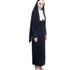 Disfraz de Monja Negro para mujer