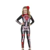 Disfraz de Mono Catrina Floreado para niña