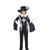 Sale Disfraz de Mosquetero Azul Elegante para niño