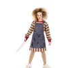 Online Disfraz de Muñeca Poseída con falda para niña