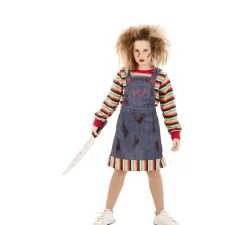 Online Disfraz de Muñeca Poseída con falda para niña