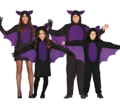 Hot Disfraz de Murciélago morado para niña