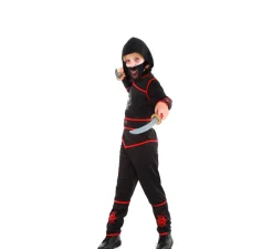 Best Disfraz de Ninja Death negro para niño