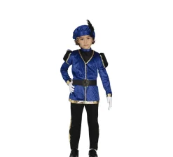 Disfraz de Paje Azul Elegante para niño