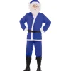 Outlet Disfraz de Papa Noel Azul para hombre