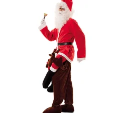 Disfraz de Papá Noel a hombros de Reno para adultos