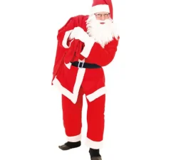 Disfraz de Papá Noel Terciopelo para adulto