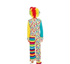 Disfraz de Payaso Multicolor con Corbata para niña