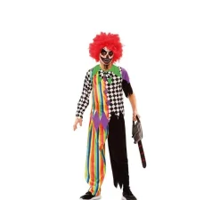 Disfraz de Payaso Siniestro Multicolor para niño