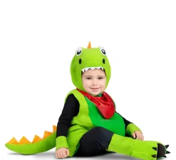Disfraz de Pequeño Dinosaurio Verde para bebé y niños