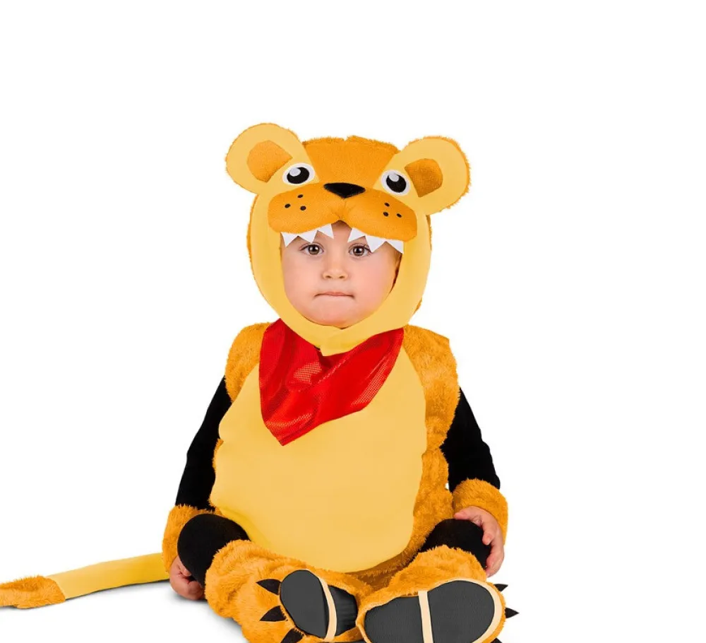 Hot Disfraz de Pequeño León con lengua para bebé y niños