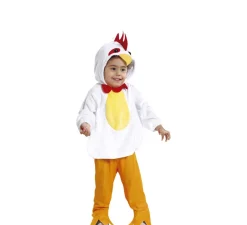 New Disfraz de Pequeño Pollo Blanco para bebé