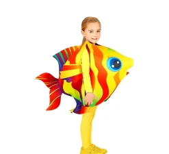 Sale Disfraz de Pez Tropical Amarillo y Rojo para niños