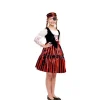 Clearance Disfraz de Pirata Stripes Clásica para niña