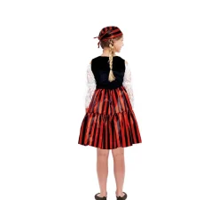 Clearance Disfraz de Pirata Stripes Clásica para niña