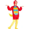 Disfraz de Pájaro Rojo en Peluche Suave para adulto
