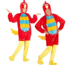 Disfraz de Pájaro Rojo en Peluche Suave para adulto