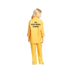 Disfraz de Presidiaria Amarillo para niña