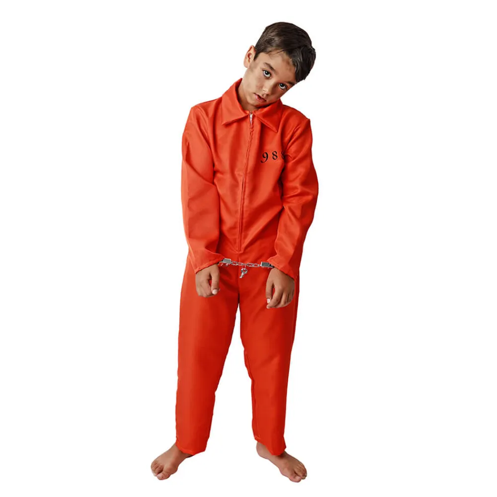 Clearance Disfraces Lucero Disfraz de Preso Naranja Infantil