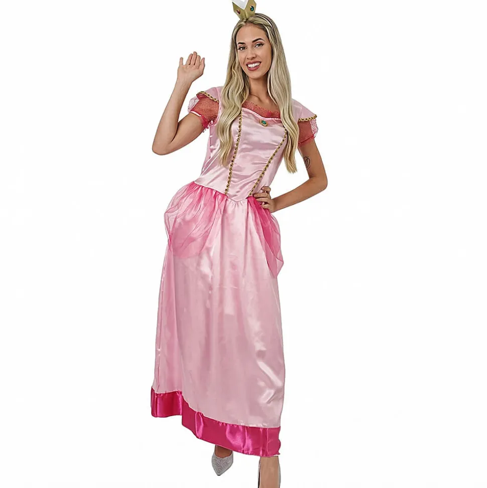 Disfraz de Princesa Rosa con Diadema Adulto